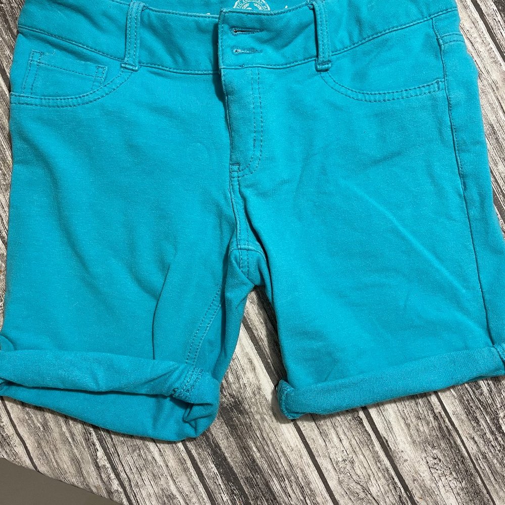 Teal soft shorts